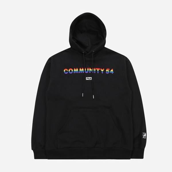 Sudaderas Fila Mujer Negras - Community 54 - España 485306RTN